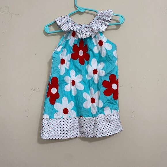 E Monogram Handmade Floral Dress - Picture 2 of 4